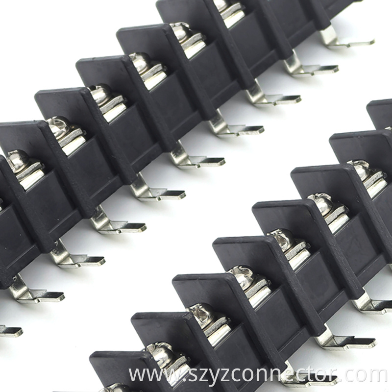 Wire terminal block fence type